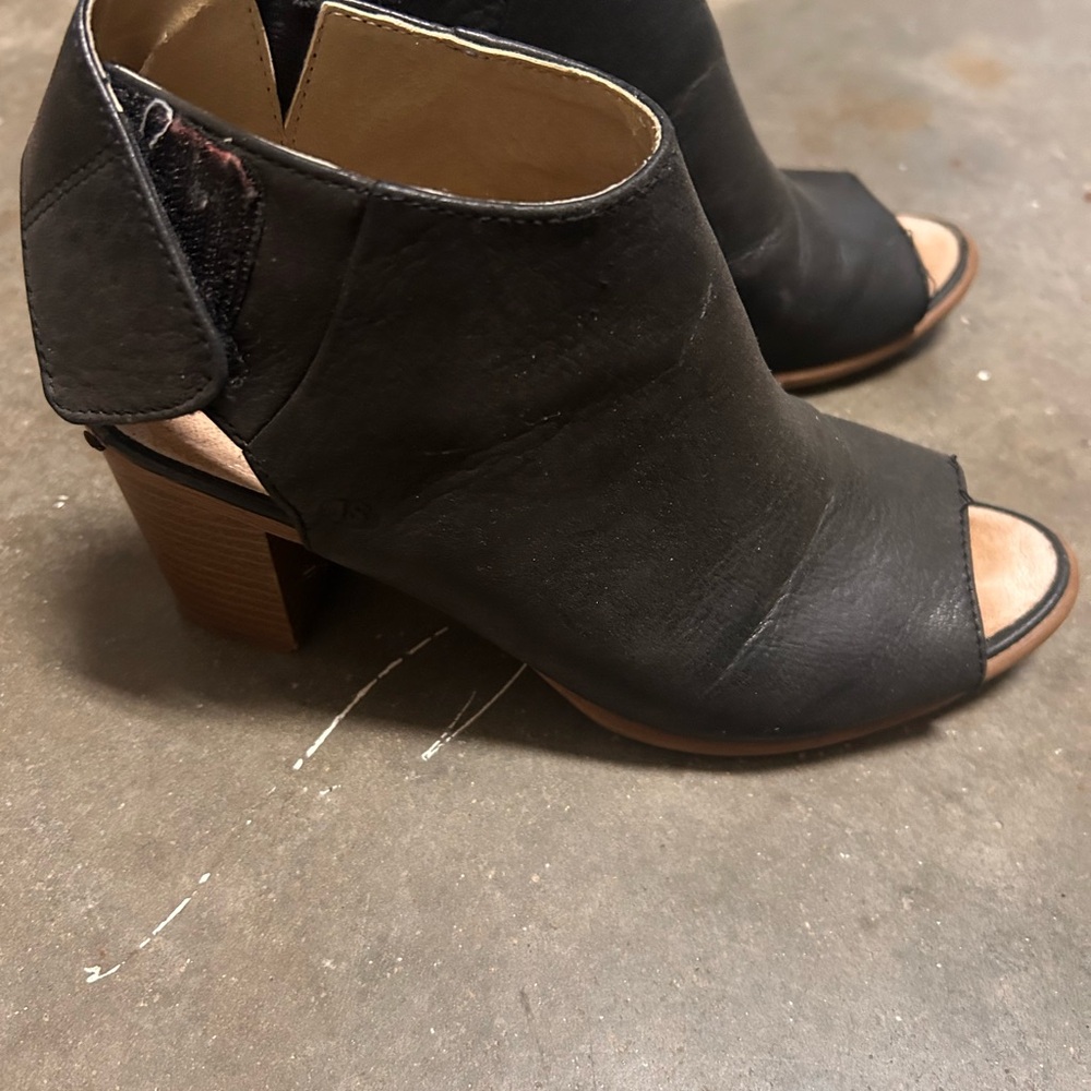 Josef Seibel Black Heeled Boots